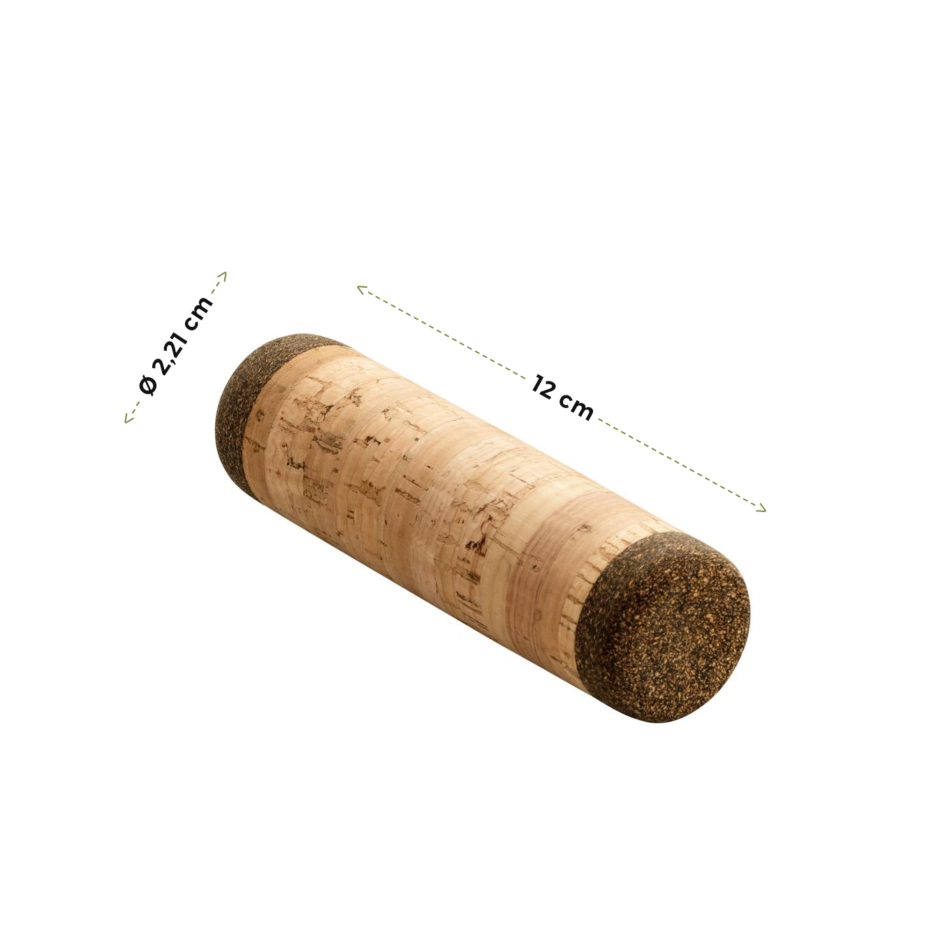 Fahrradgriffe aus Kork, Maße: 12/2,21 cm