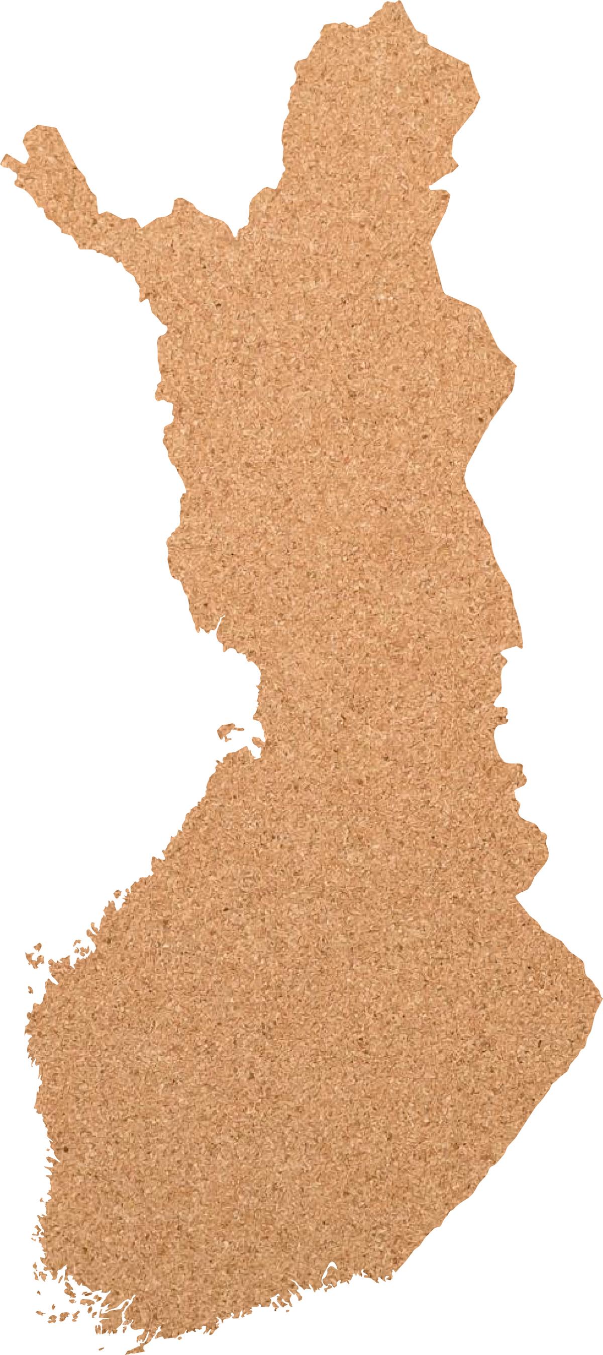 Kork-Pinnwand Finnland