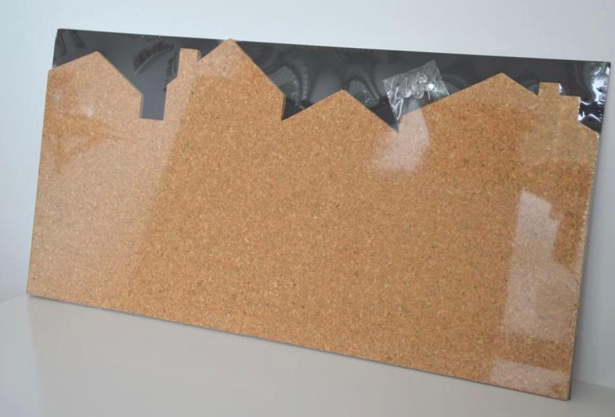 Korkpinnwand "Skyline" 60x30 cm onleine kaufen