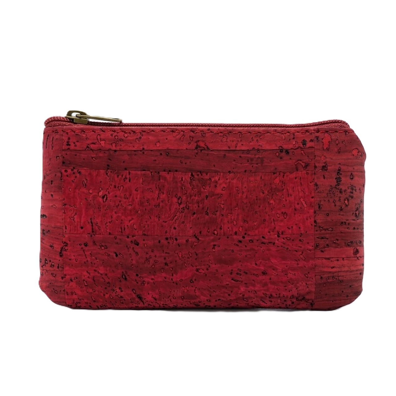 Kleines rotes Schlüsseletui aus Korkstoff