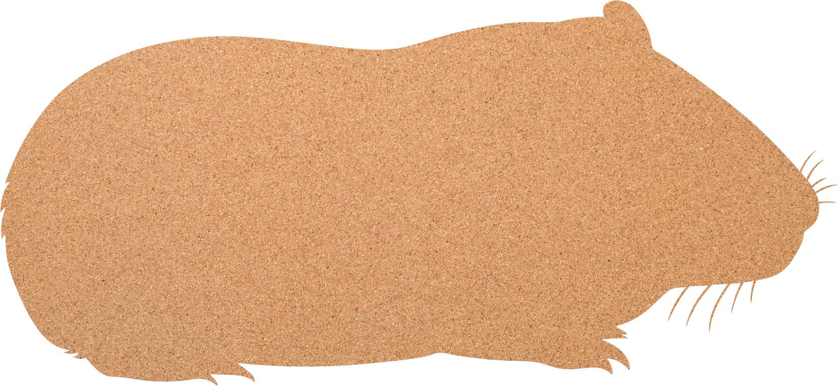 Kork-Pinnwand Meerschwein
