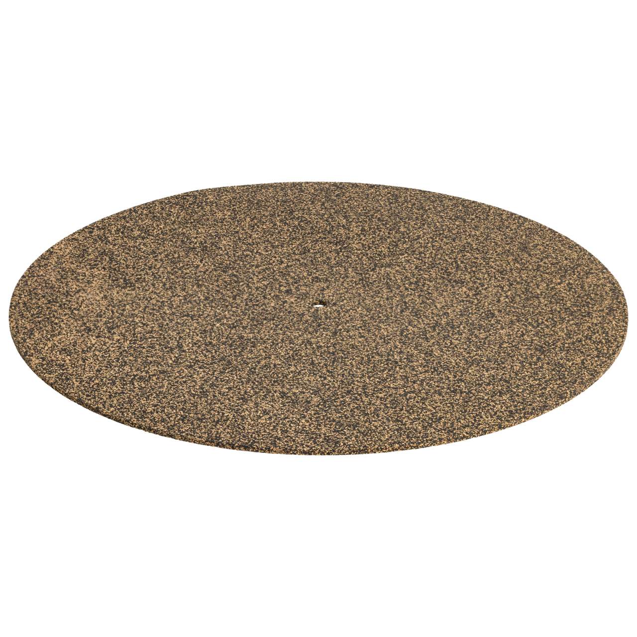Plattenspieler-Auflage aus Gummikork – Slipmat für 12 Zoll Plattenspieler (300x3m mit 8mm Loch)