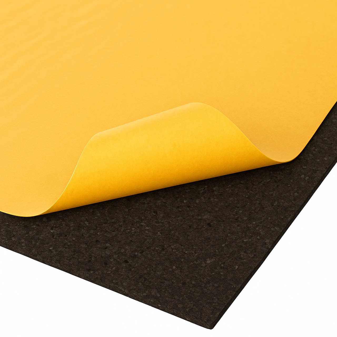 Schwarze selbstklebende Korkplatte 900x600x5 mm mit ORAFOL-Klebefolie als Pinnwand & Wandverkleidung