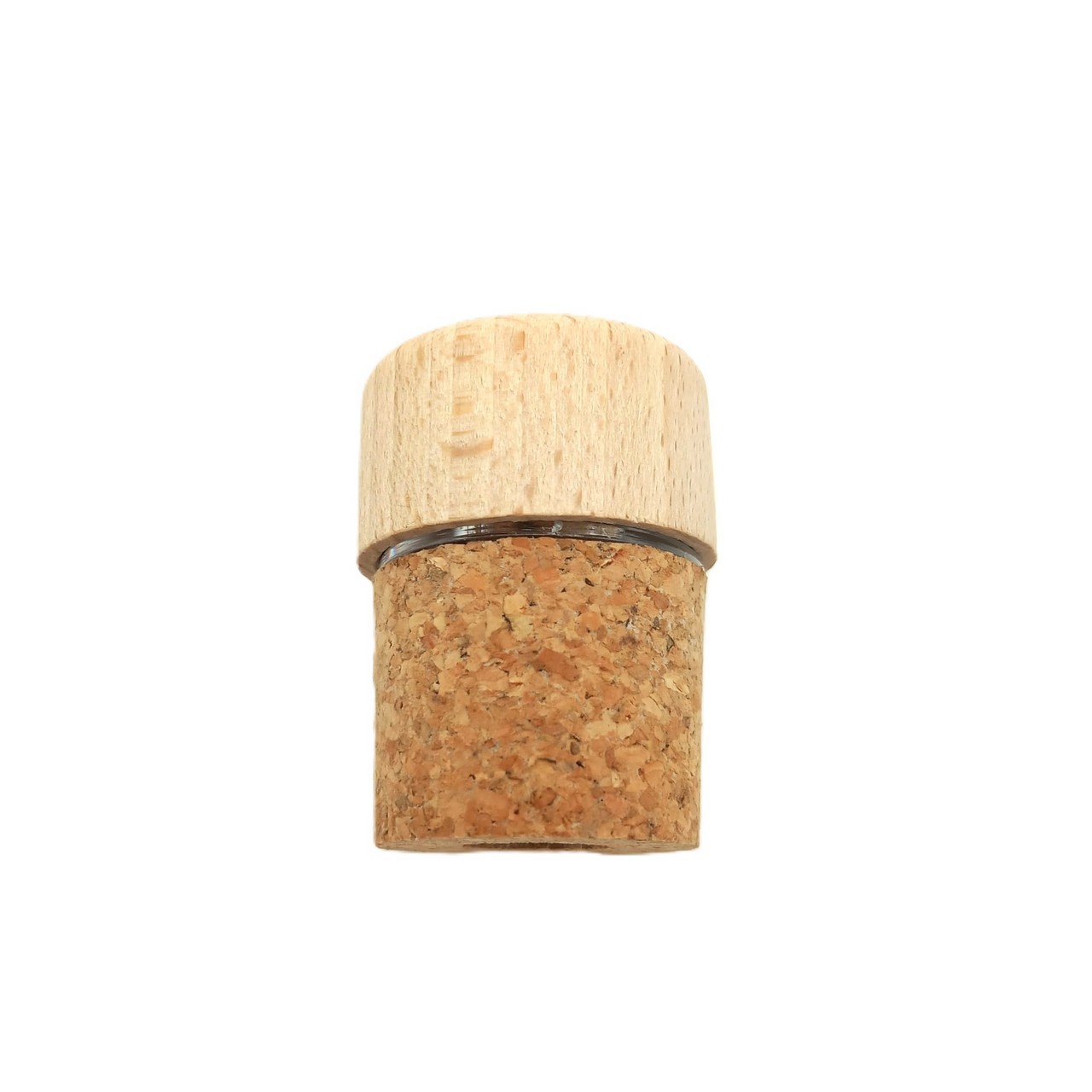 Flaschenausgießer mit Holzdeckel – breiter Korken