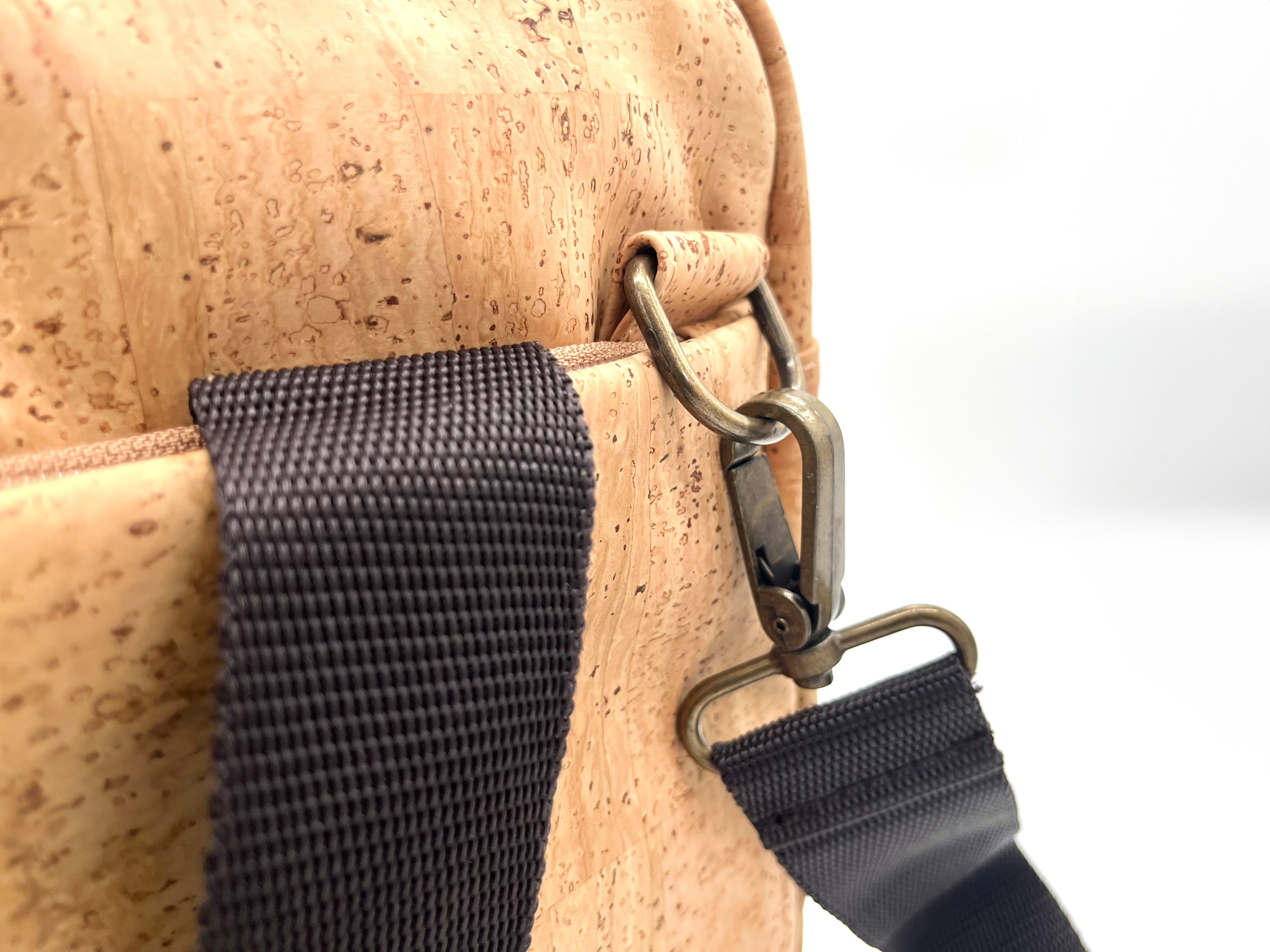Laptoptasche aus Kork, Details