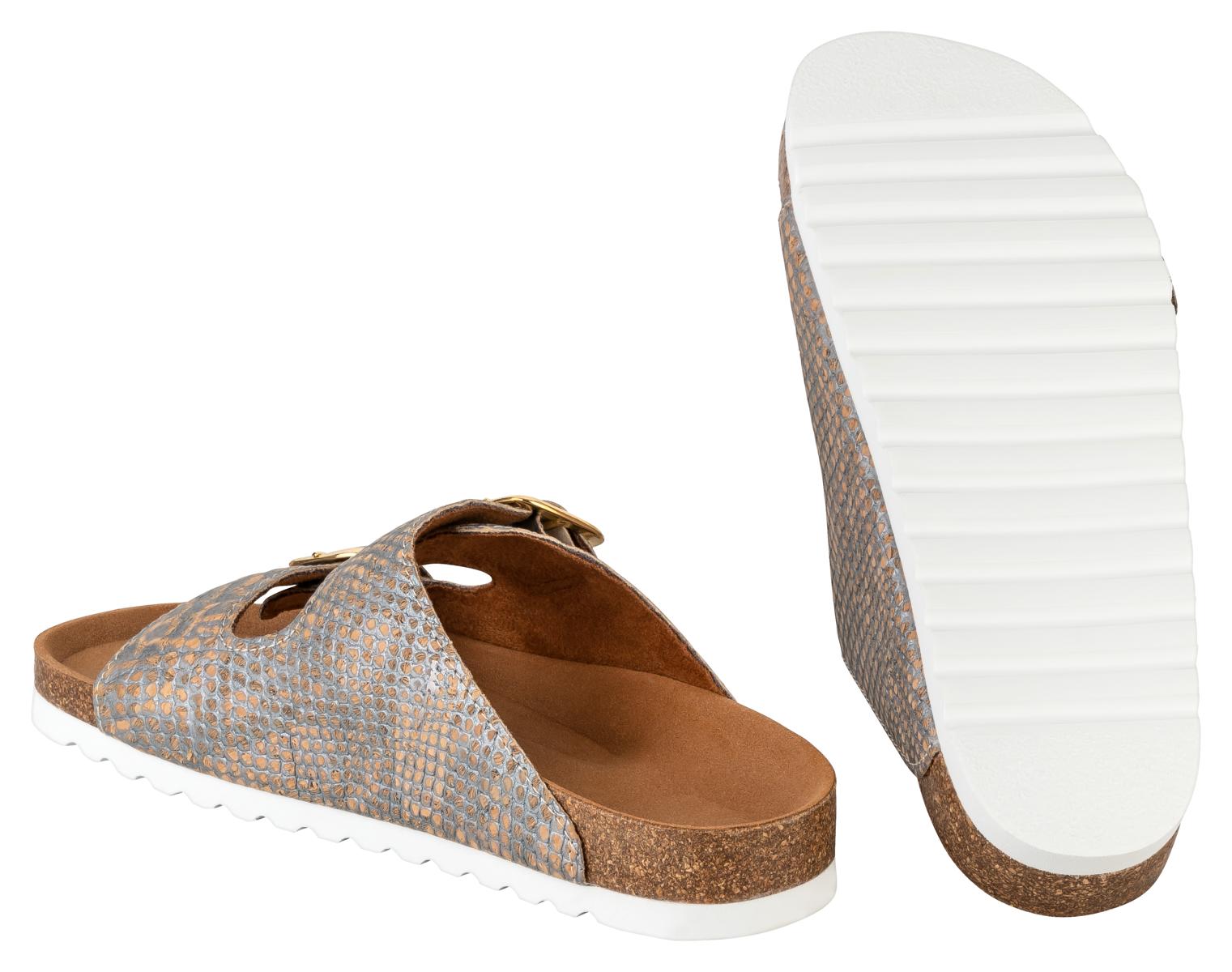 Sportlich elegante Damen Slipper aus KOrk