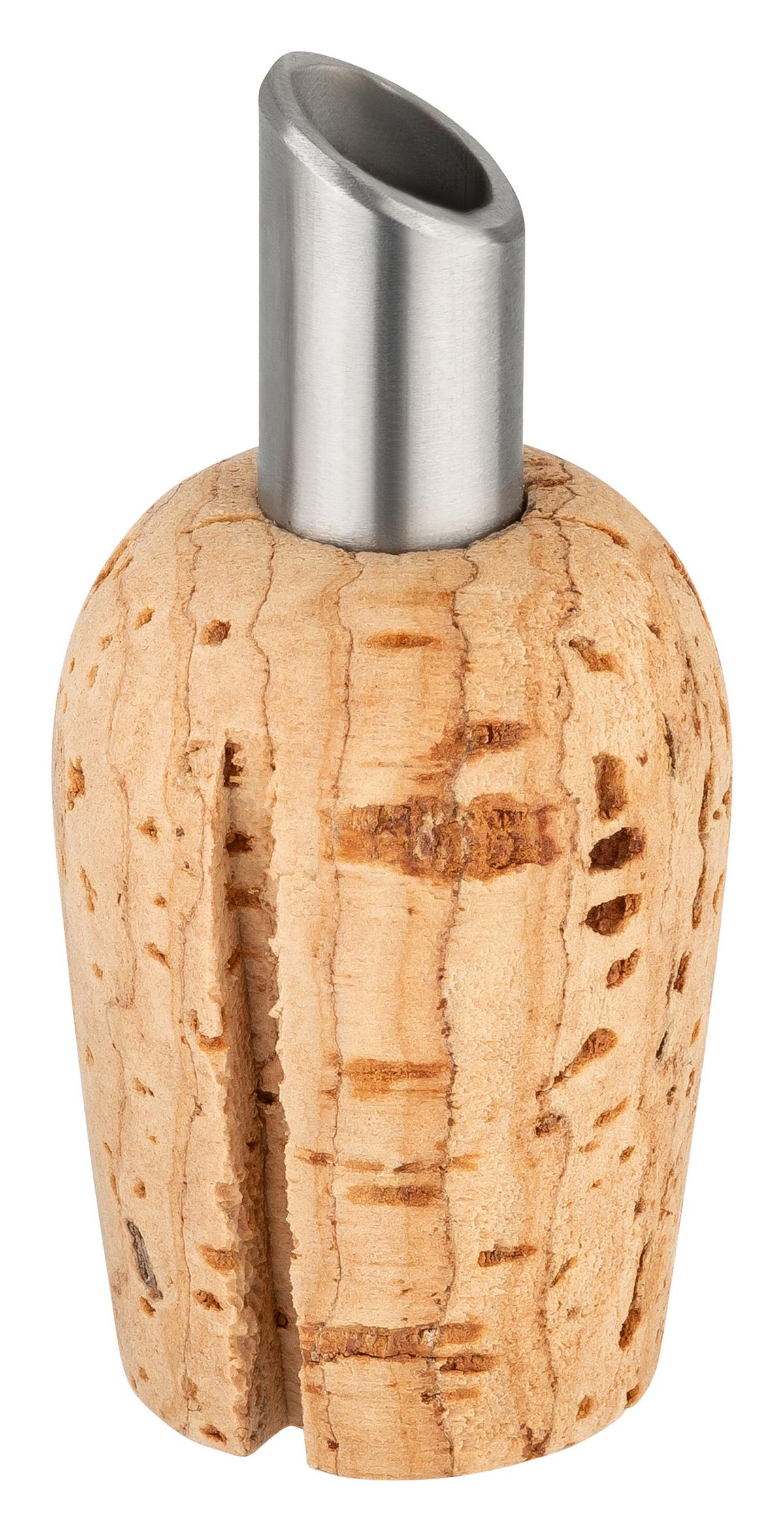Ausgießer aus Naturkork & Edelstahl