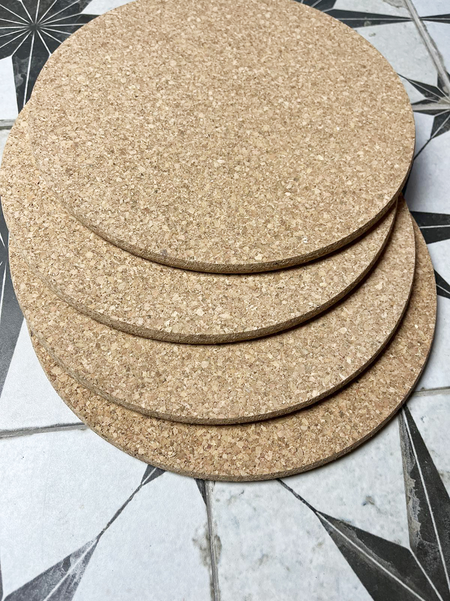 Topfuntersetzer aus Kork, sehr groß ⌀=30cm (Korkuntersetzer)