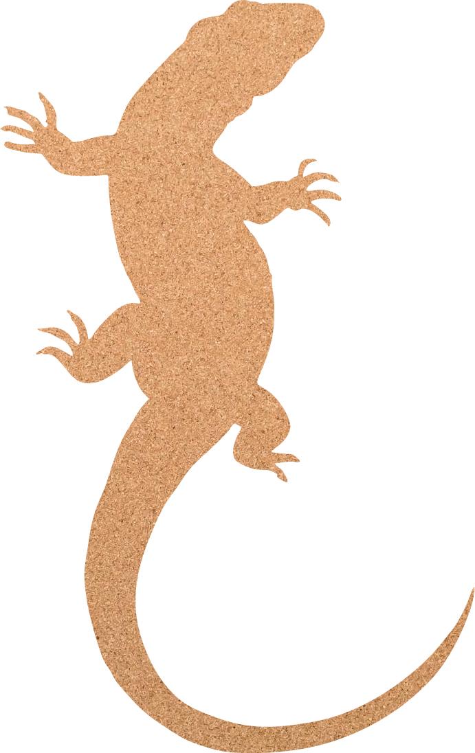 Kork-Pinnwand Reptil