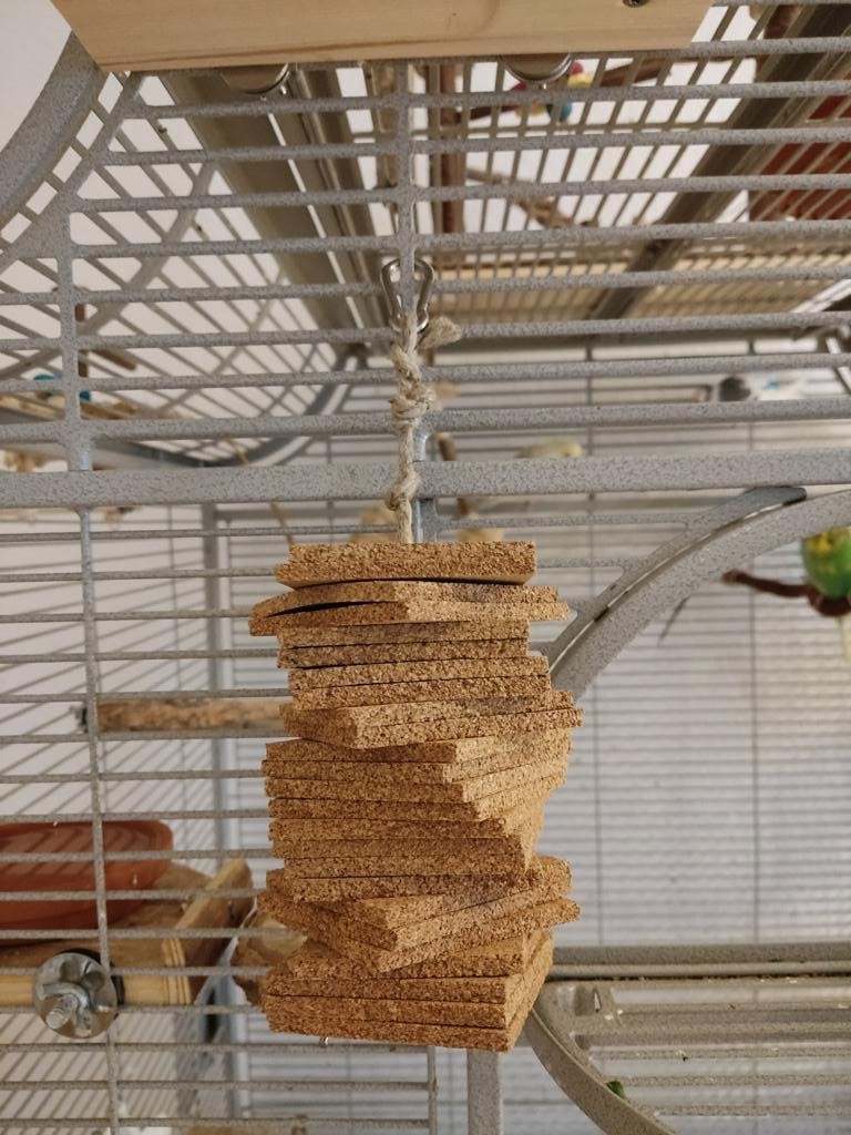 Knabberseil für Vögel