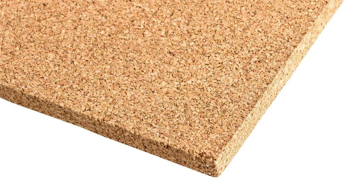 Korkleiste als Pinnwand mit selbstklebender Folie – Größe 60x10x1 cm
