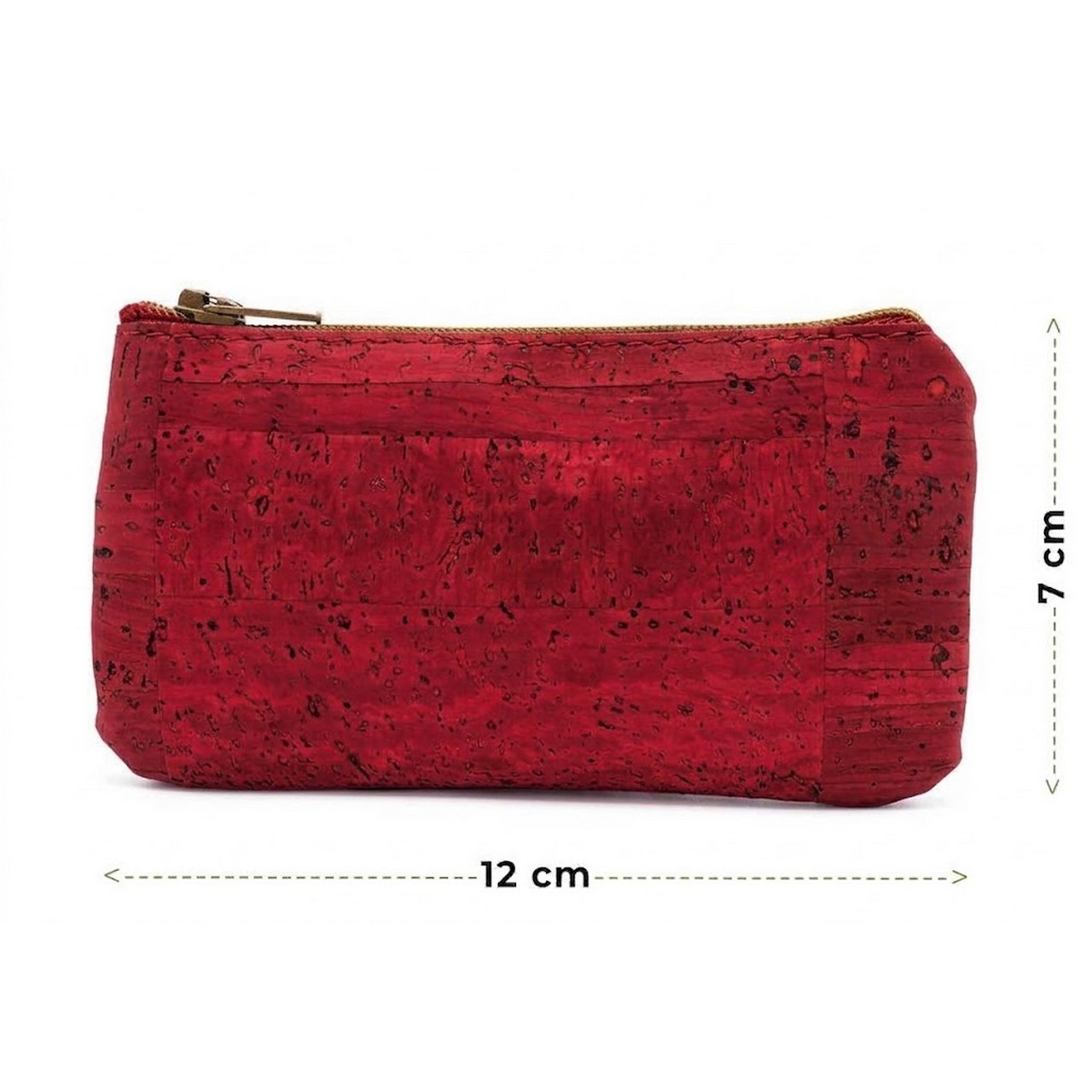 Schlüsseletui in Rot 12x7 cm