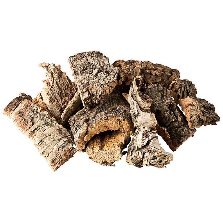Korkrinde: Korkstücke, Bruchstücke im Beutel 500g