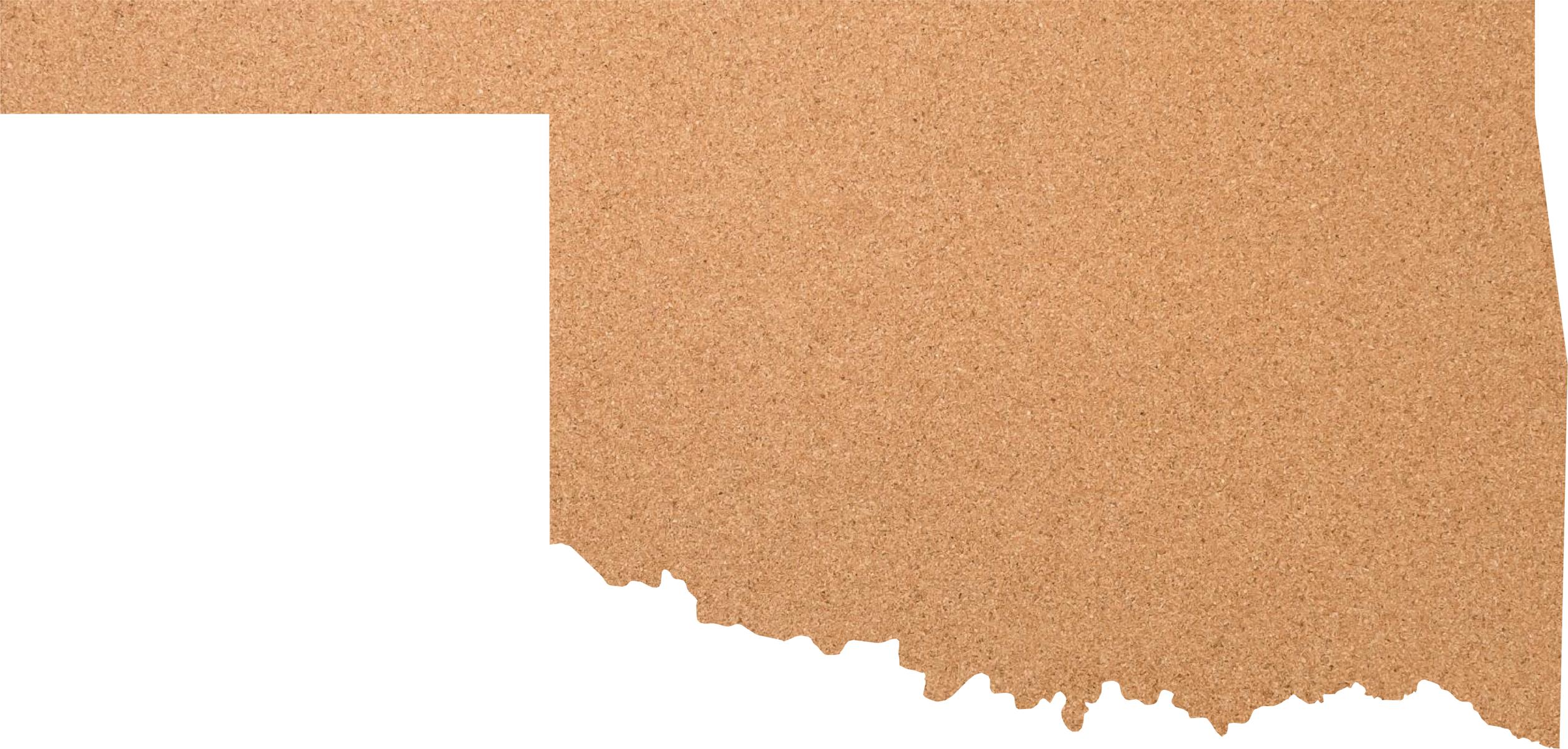 Kork-Pinnwand Oklahoma