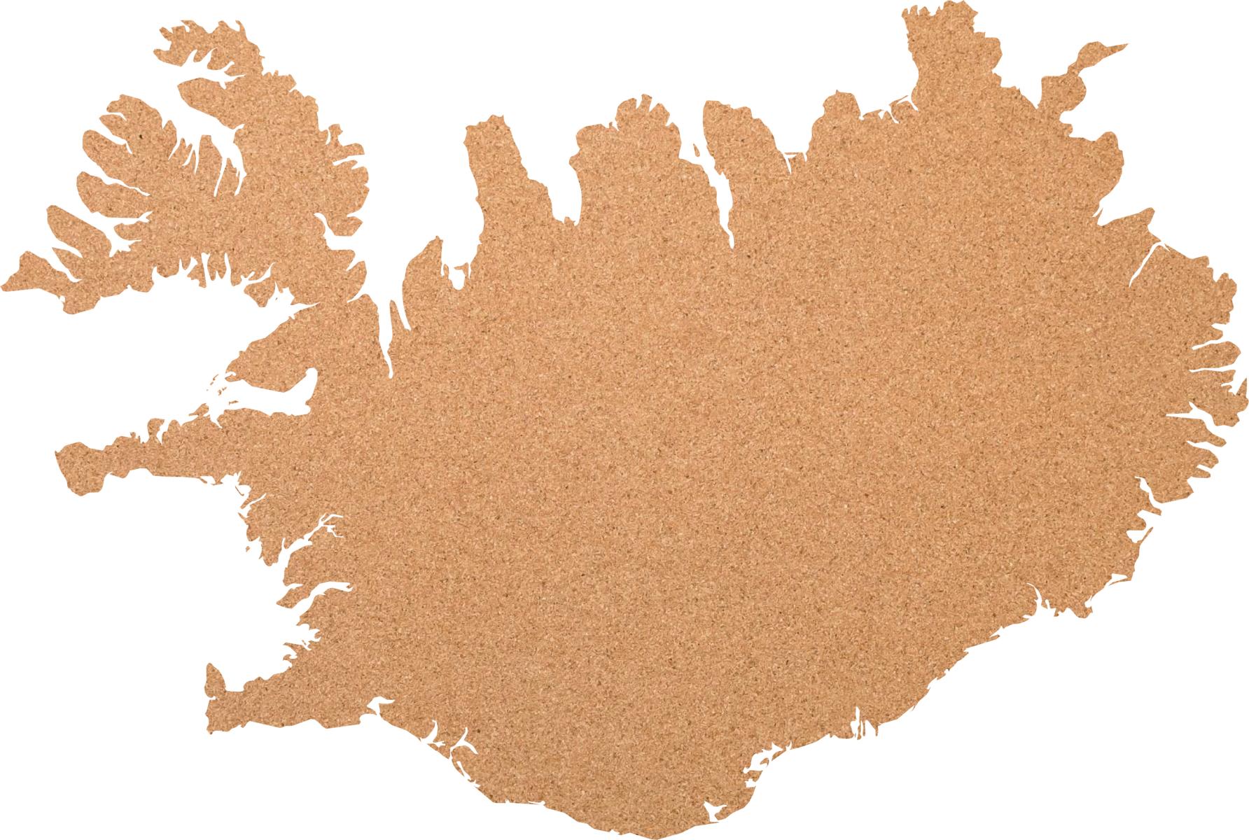 Kork-Pinnwand Island