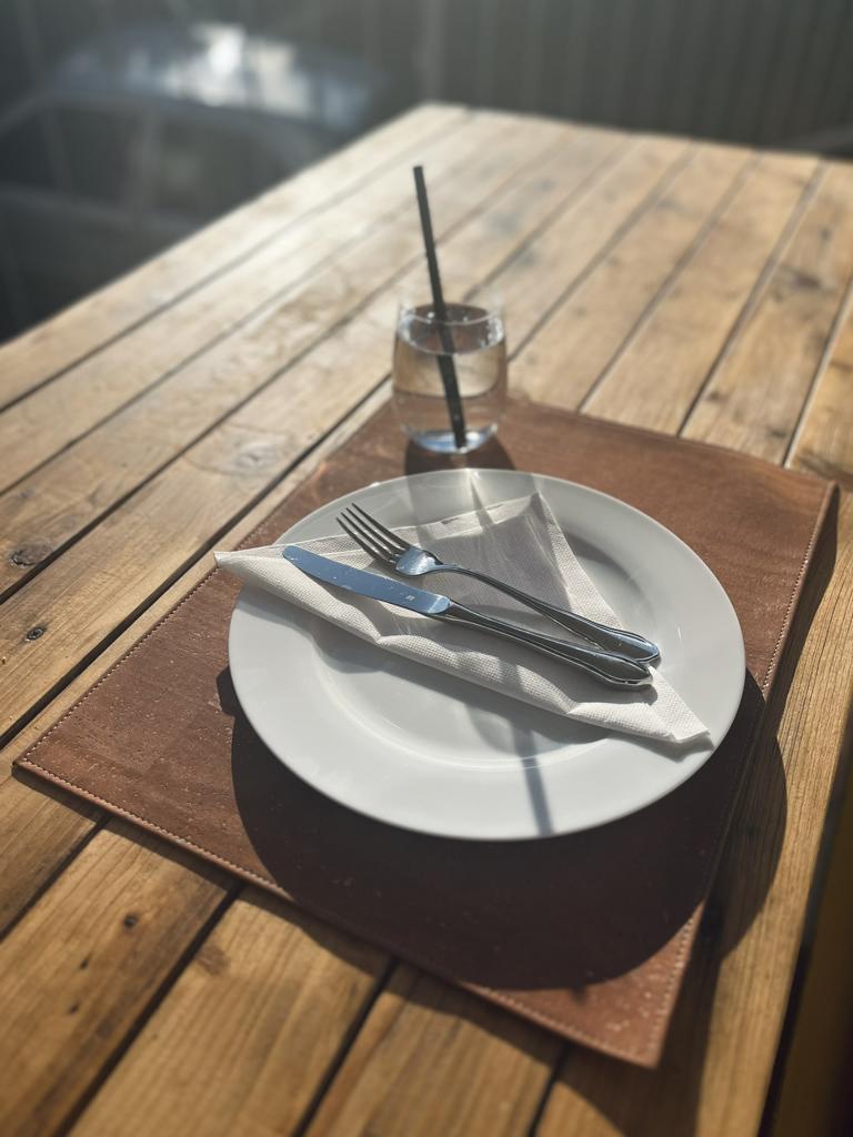 Tischset (Platzdeckchen) aus Kork-Stoff