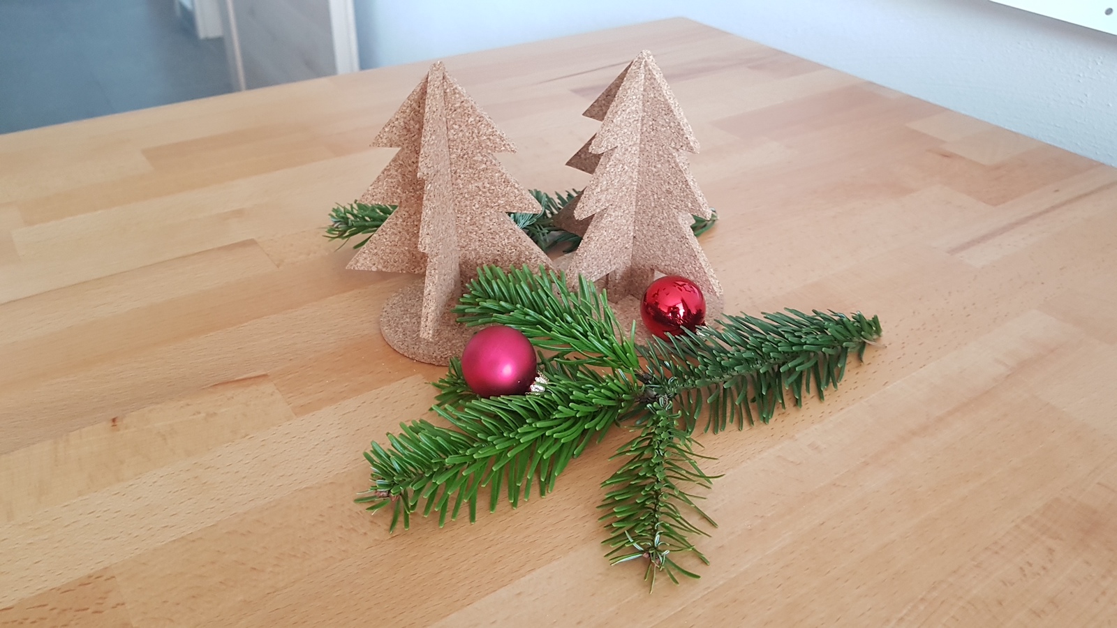 Weihnachtsbaum aus Kork
