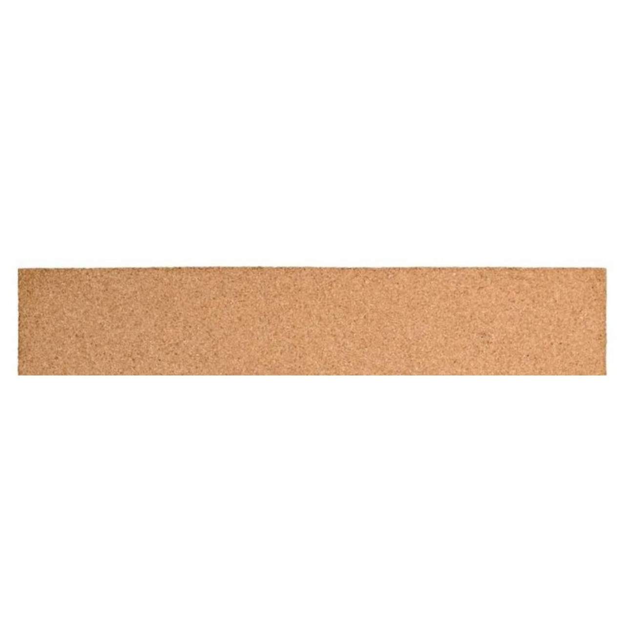 Korkleiste als Pinnwand mit selbstklebender Folie – Größe 60x10x1 cm