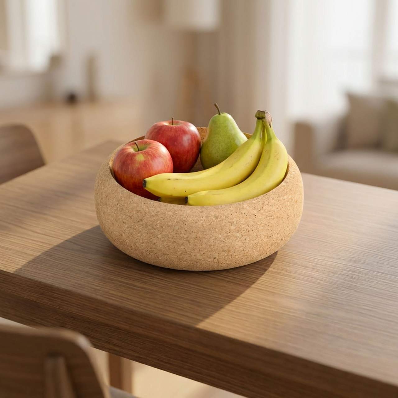 Kleine Obstschale aus Kork (Schüssel, Snackschale), ⌀=20cm