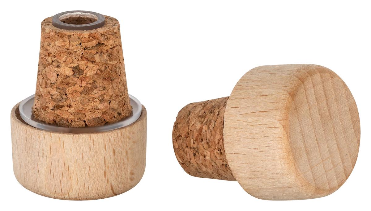 Dropper mit Holzdeckel zum Wiederverschließen