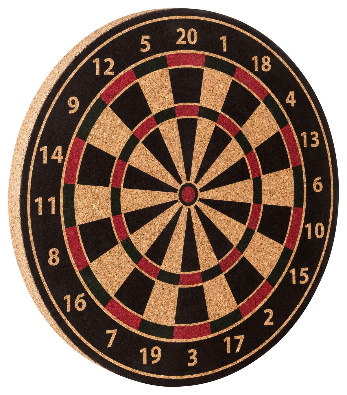 Dart-Board aus Kork