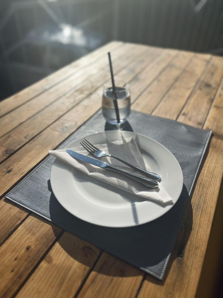 Tischset (Platzdeckchen) aus Kork-Stoff