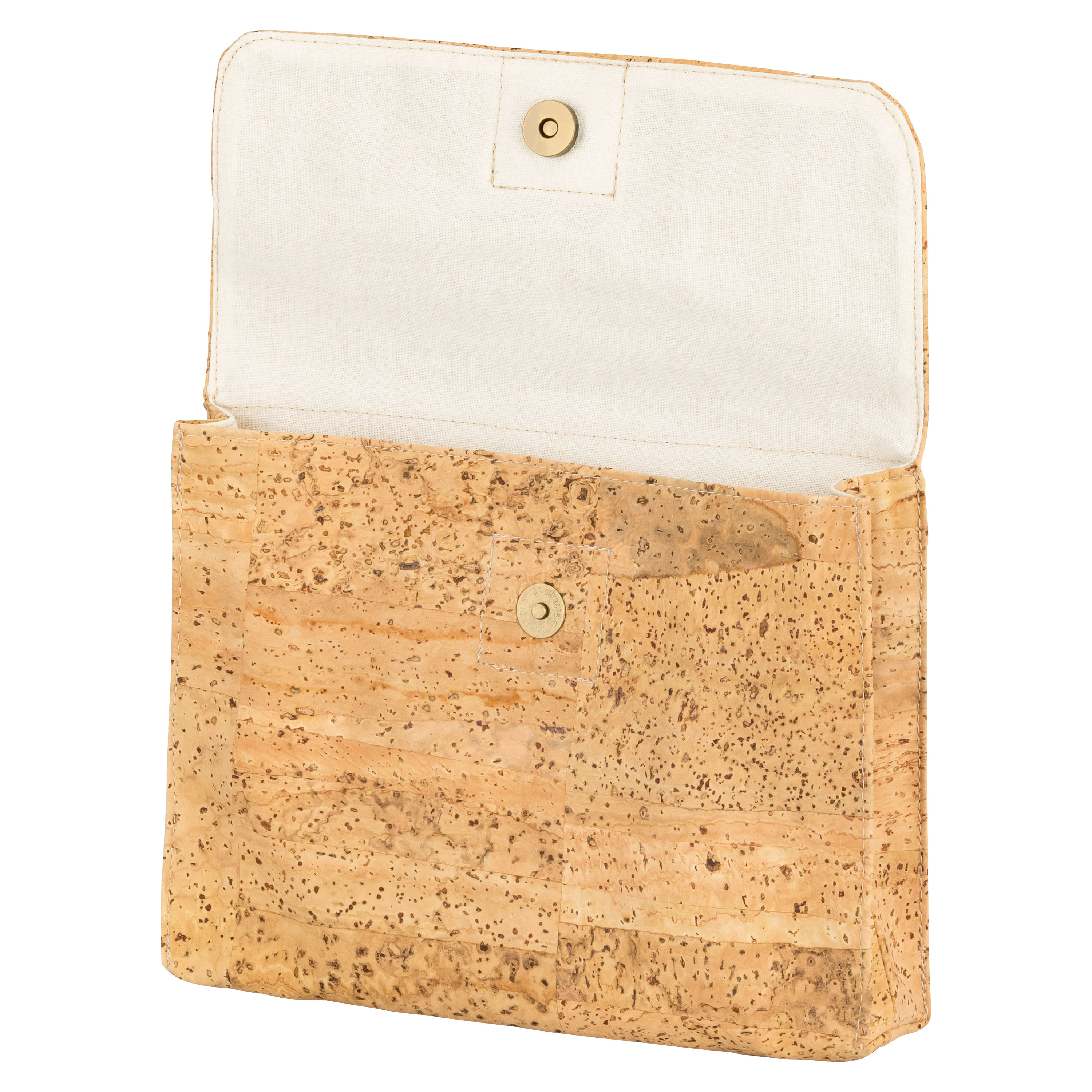 Schminktasche Beige aus Kork