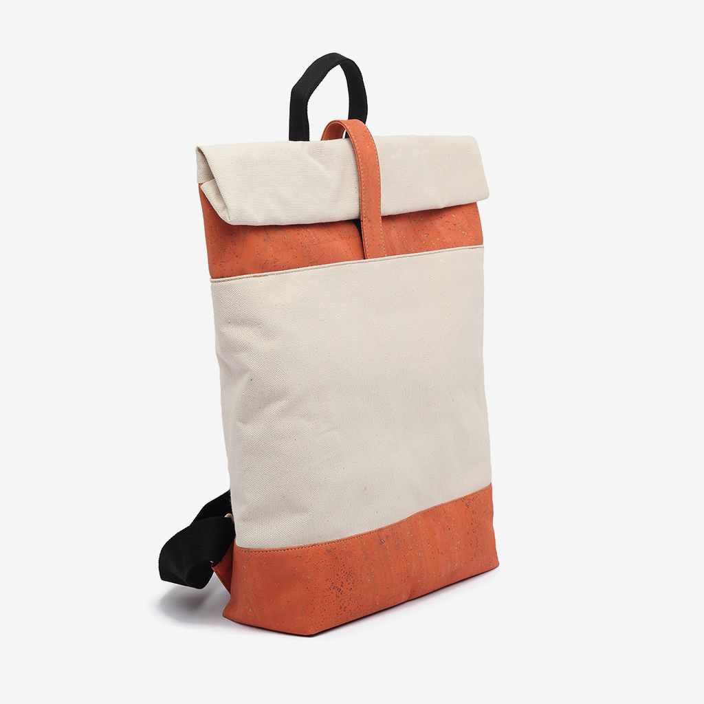 Korkrucksack für Business und Freizeit, rot-weiß