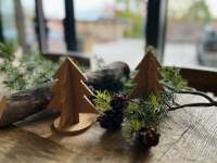 Miniatur Weihnachtsbaum aus gepresstem Kork