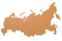 Kork-Pinnwand Russland