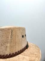 hellbrauner Cowboyhut in Beige, Detailansicht