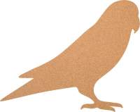 Kork-Pinnwand Vogel