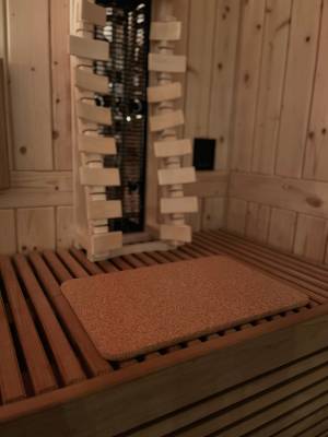 Sauna Matte aus Kork