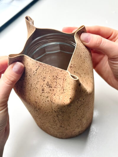 Schritt 2 – Vase selber machen und dabei kreativ werden 