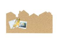 Pinnwand aus Kork mit Skyline / Stadt-Dächern kaufen