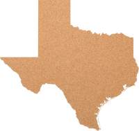 Kork-Pinnwand Texas
